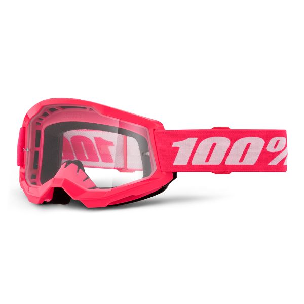 Maschera Cross 100% Strata 2 Kid Pink Maschera Cross 100% Strata 2 Kid Pink