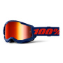 Maschera Cross 100% Strata 2 Navy - Iridium Red