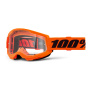 Maschera Cross 100% Strata 2 Orange Neon