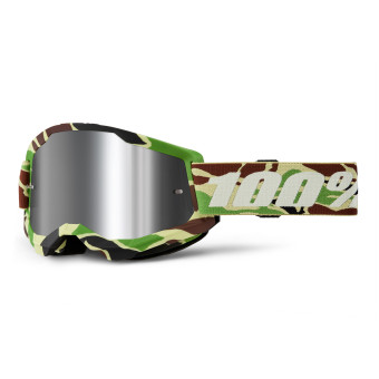 Maschera Cross 100% Strata 2 War Camo - Iridium Silver Maschera Cross 100% Strata 2 War Camo - Iridium Silver