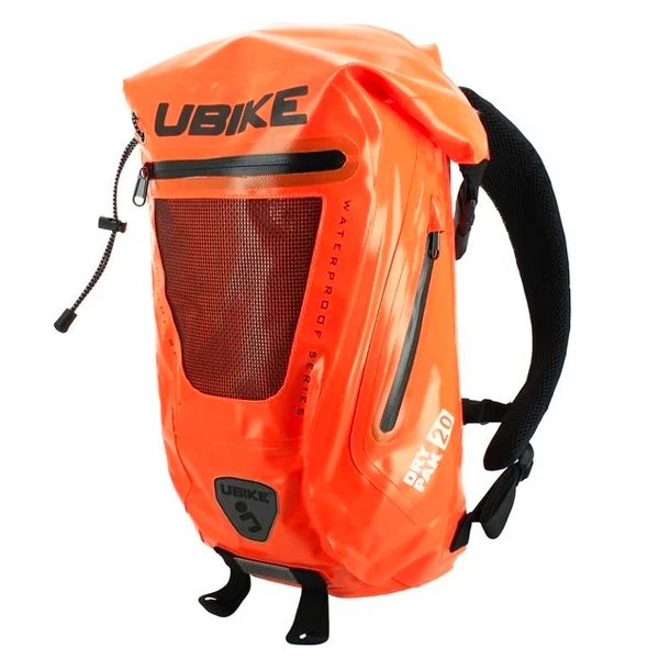 Zaino Moto UBIKE Easy Pack + 20L Orange Full Zaino Moto UBIKE Easy Pack + 20L Orange Full