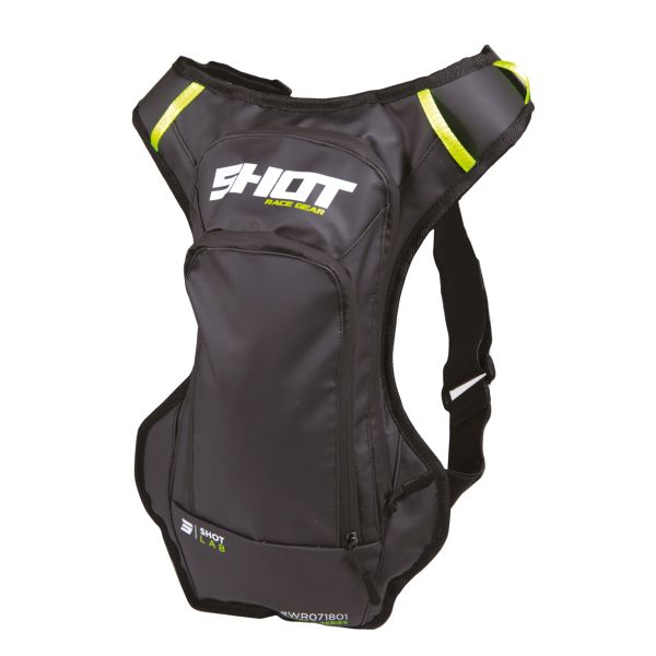 Zaino Moto SHOT Hydra Rando Borsa con tasca per l'acqua Climatic Nero