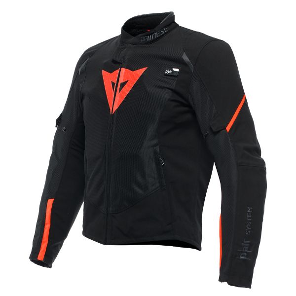 Airbag per moto Dainese Smart Jacket LS Sport Black Fluo Red in Stock