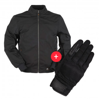 Giacche moto Furygan Kenya Evo Black + Jet D3O Black