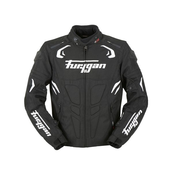 Giacche moto Furygan Blast Black White