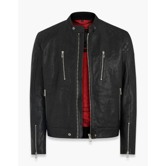 Giacche moto Belstaff Cheetham Leather Black Giacche moto Belstaff Cheetham Leather Black