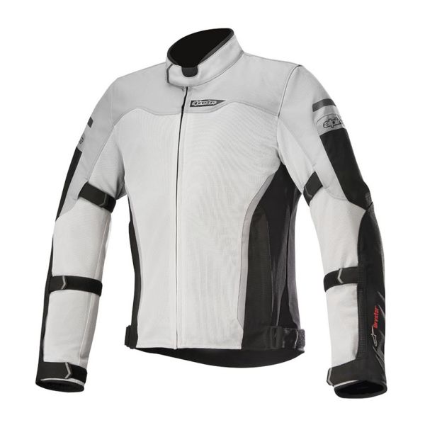 Giacche moto Alpinestars Leonis Drystar Air Black Light Gray