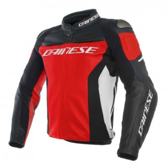 Giacche moto Dainese Racing 3 Red Black White