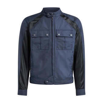 Giacche moto Belstaff Temple Nylon Dark Navy Giacche moto Belstaff Temple Nylon Dark Navy