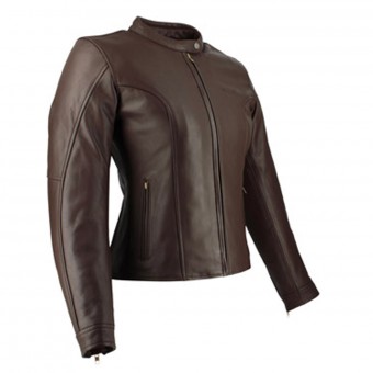 Giacche moto Soubirac Adele Marrone