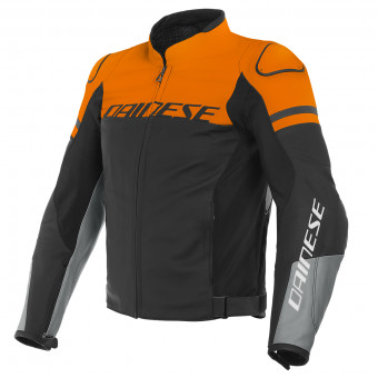 Giacche moto Dainese Agile Matt Black Orange Charcoal Grey