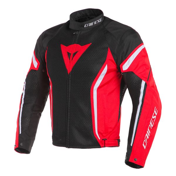 Giacche moto Dainese Air Crono 2 Tex Black Red White