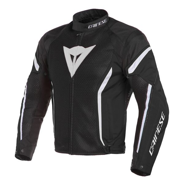 Giacche moto Dainese Air Crono 2 Tex Black White