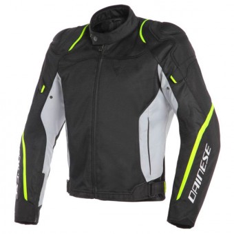 Giacche moto Dainese Air Master Tex Black Gray Fluo Yellow