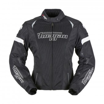Giacche moto Furygan Ambra Vented Lady 3in1 Black White