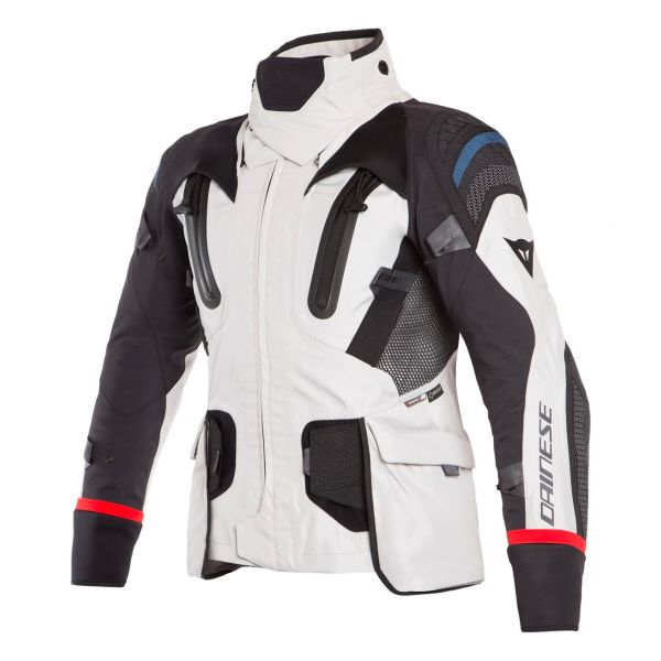 Giacche Moto Lunghe Dainese Antartica Gore-Tex Light Gray Black