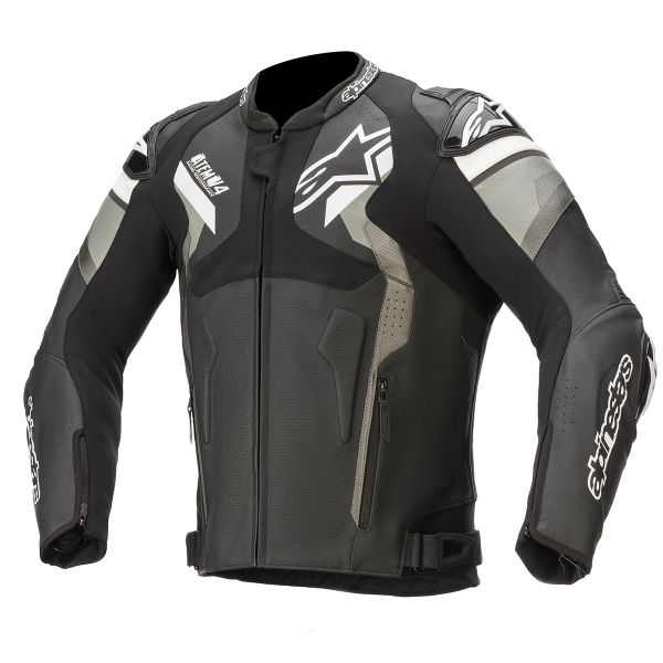 Giacche moto Alpinestars Atem V4 Black Gray White