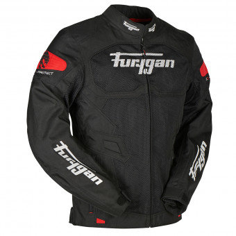 Furygan Atom Vented Black Red