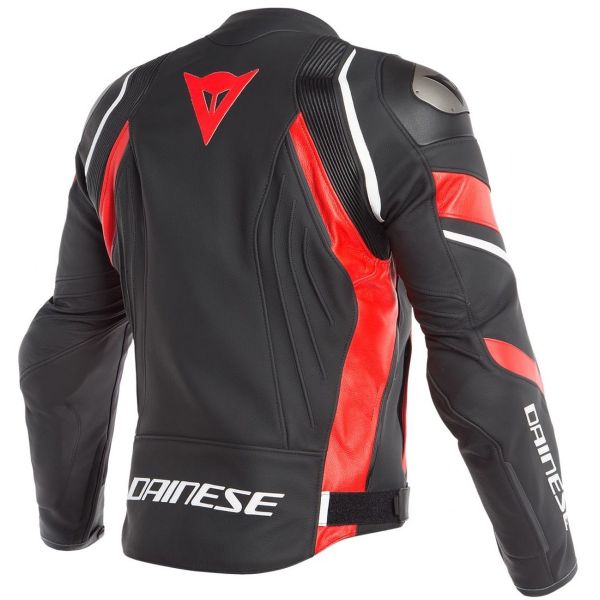 Dainese Avro 4 Black Matt Lava Red White