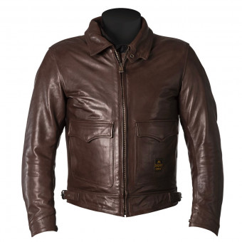 Giacche moto Helstons Bill Leather Brown