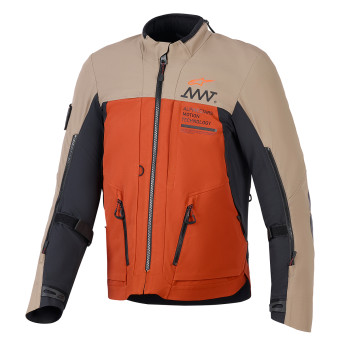 Giacche moto Alpinestars AMT-8 Stretch Drystar XF Walnut Rust Black