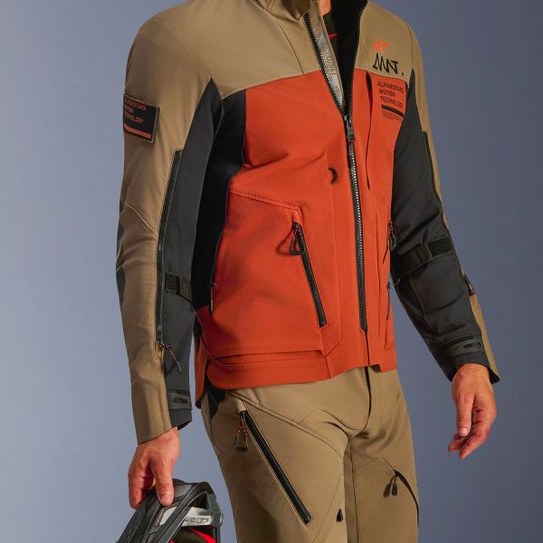 Alpinestars AMT-8 Stretch Drystar XF Walnut Rust Black