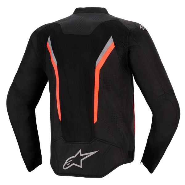 Alpinestars Ast V3 Air Black Dark Gray Red Fluo