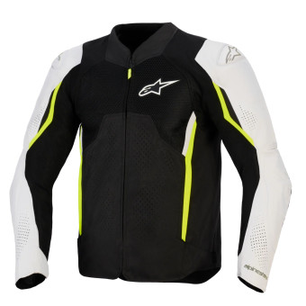 Giacche moto Alpinestars Ast V3 Air Black Silver Yellow Fluo