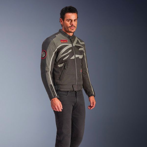 Alpinestars Axton Black Anthracite Red Tangerine