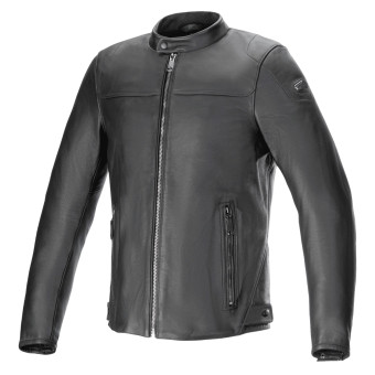Giacche moto Alpinestars Blacktrack Leather Black Black Giacche moto Alpinestars Blacktrack Leather Black Black