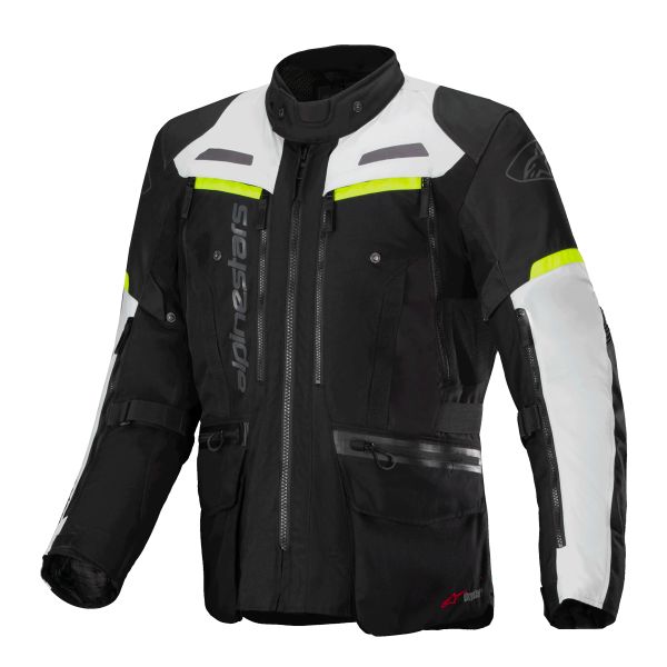 Giacche Moto Lunghe Alpinestars Bogota Pro Drystar Black Ice Gray Yellow Fluo Giacche Moto Lunghe Alpinestars Bogota Pro Drystar Black Ice Gray Yellow Fluo