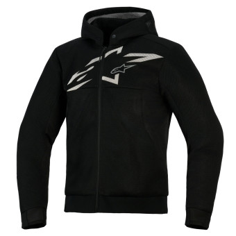 Giacche moto Alpinestars Chrome Superairflow Hoodie Black Dark Gray White