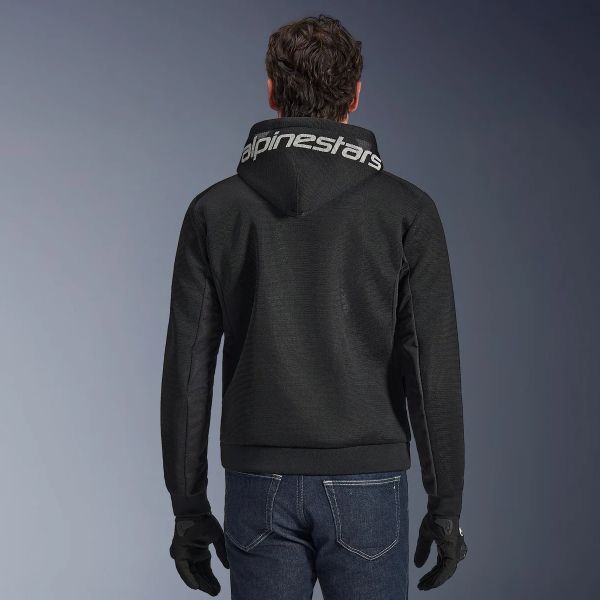 Alpinestars Chrome Superairflow Hoodie Black Dark Gray White