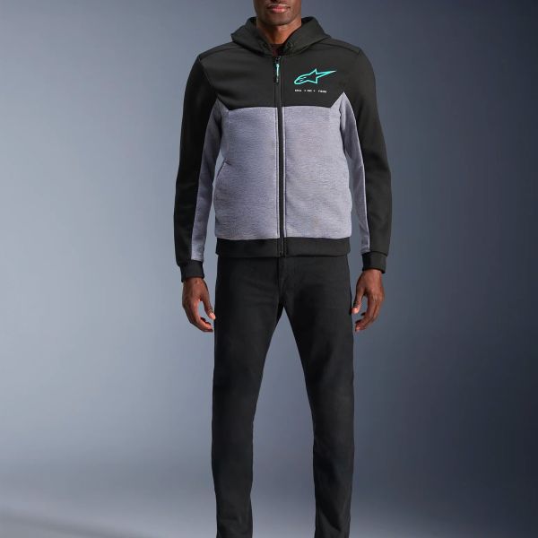 Alpinestars Chrome V2 Sport Sport Nero Grigio Heather Turchese