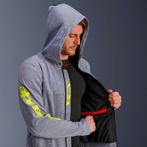 Alpinestars Chrome V2 Sport Grigio erica Giallo fluo