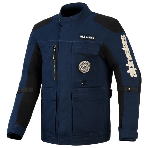 Giacche moto Alpinestars Dice Dark Blue Black