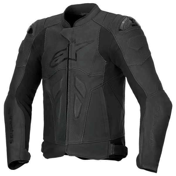 Giacche moto Alpinestars Dusk Airflow Pelle Nero Nero