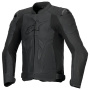 Giacche moto Alpinestars Dusk Airflow Pelle Nero Nero
