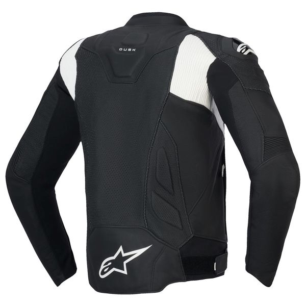 Alpinestars Dusk Airflow Pelle Nero Bianco