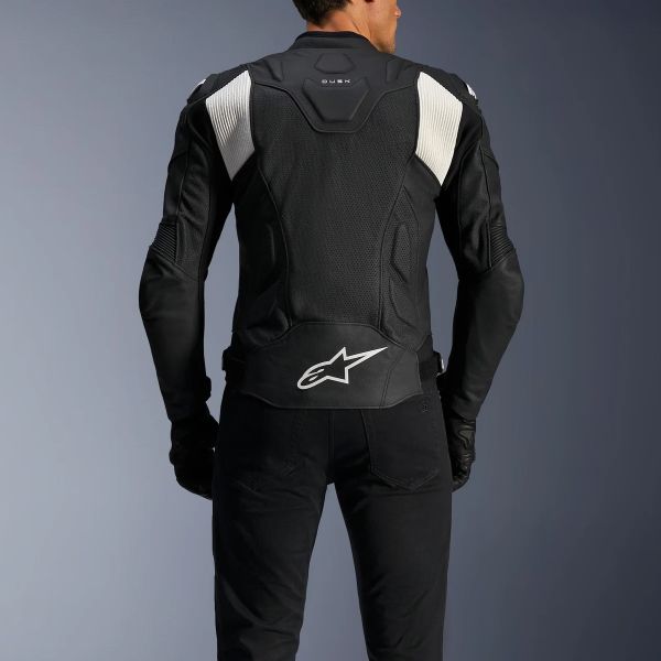 Alpinestars Dusk Airflow Pelle Nero Bianco