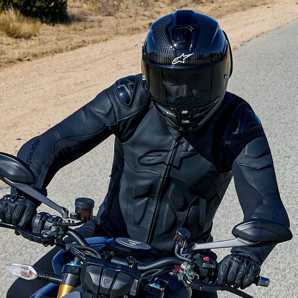 Alpinestars Dusk Airflow Pelle Nero Nero
