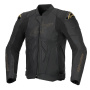 Giacche moto Alpinestars Pelle nera laser crepuscolare