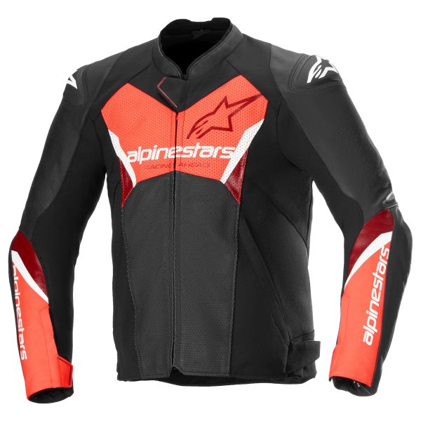 Giacche moto Alpinestars Faster V3 Airflow Black Red Fluo Giacche moto Alpinestars Faster V3 Airflow Black Red Fluo