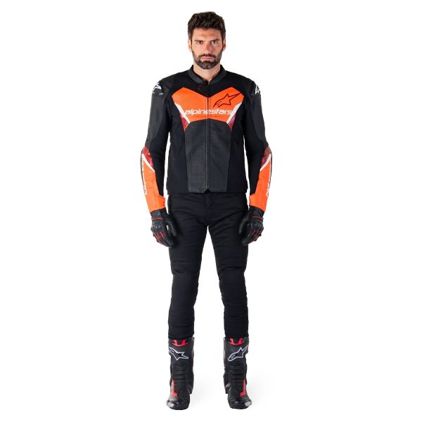 Alpinestars Faster V3 Airflow Black Red Fluo