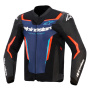 Giacche moto Alpinestars GP Force V2 Leather Black Blue Red Fluo