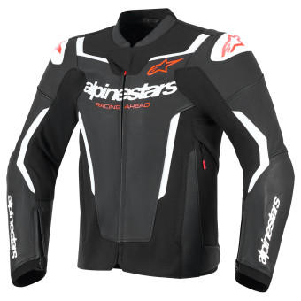 Giacche moto Alpinestars GP Force V2 Leather Black White
