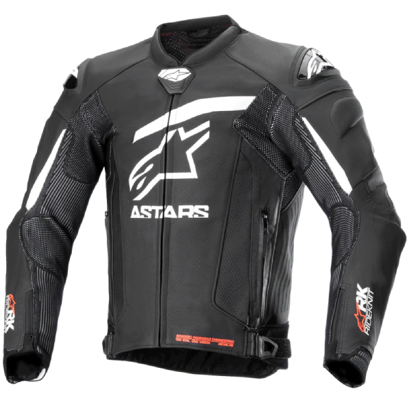 Giacche moto Alpinestars GP Plus R V4 Rideknit Black White Giacche moto Alpinestars GP Plus R V4 Rideknit Black White