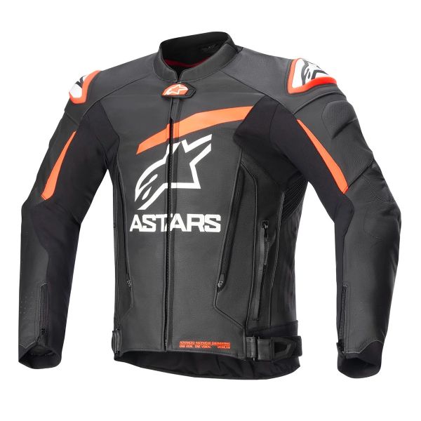 Giacche moto Alpinestars GP Plus V4 Black Red Fluo White Giacche moto Alpinestars GP Plus V4 Black Red Fluo White