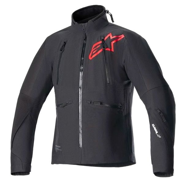 Giacche moto Alpinestars Hyde XT Drystar XF Rosso brillante Nero