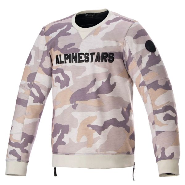 Giacche moto Alpinestars Pile Legit Crew Grigio chiaro Camo Giacche moto Alpinestars Pile Legit Crew Grigio chiaro Camo
